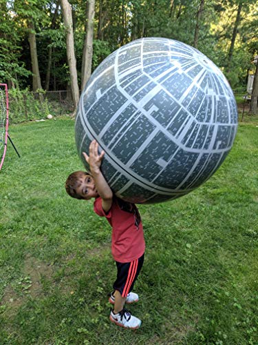 SwimWays Star Wars Death Star XXL Light-Up Inflatable Beach Ball - //medicalbooks.filipinodoctors.org