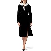 Sweet Baby Jamie Rent The Runway Pre-Loved Black Collared Velvet Dress