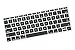 DHZ Black Keyboard Cover Silicone Skin for New Macbook 12