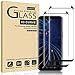 LasGame Glass Screen Protector for Samsung Galaxy S8 Plus,[2 Pack] 3D Curved Tempered Glass, Dot Matrix with Easy Installation Tray, Case Friendly