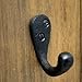 RCH Hardware 8390BLK55 Iron Old Country Small Single Arm Hook