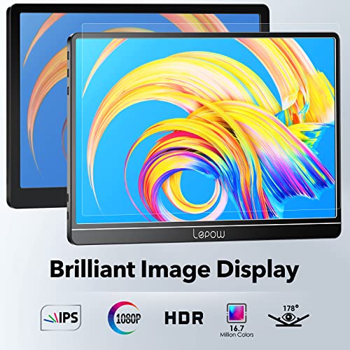 Lepow Portable Monitor 2022 15.6