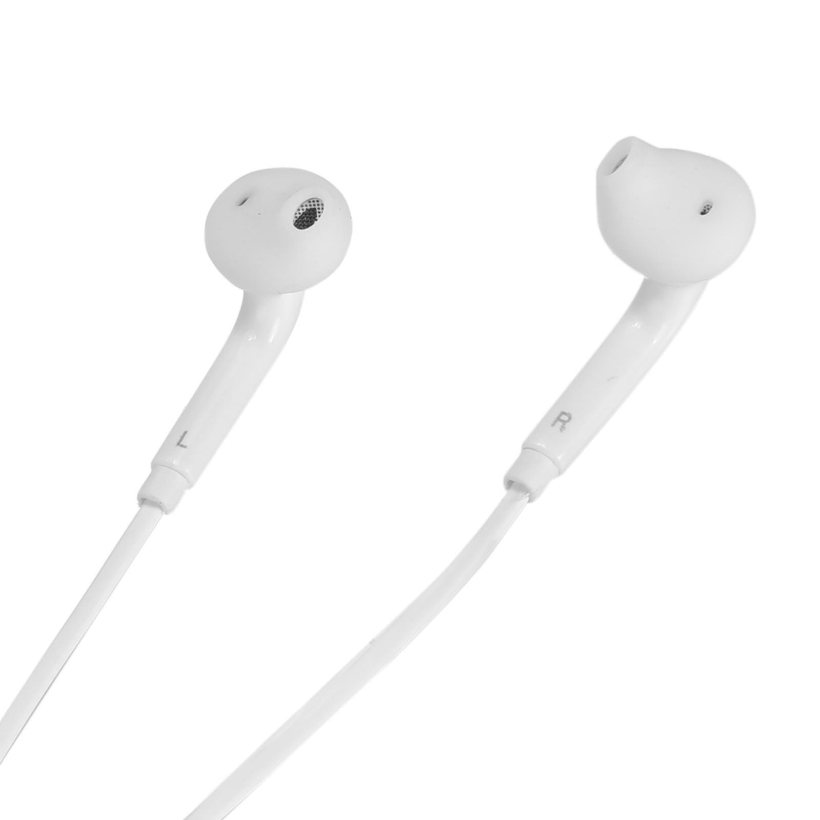 Cnlinkco New Earphone for Smartphone, 3.5mm White Android Earphone with Mic and Volume Control