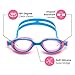 SWIM ELITE Kids Goggles for Swimming with Fun Car Hard Case for Kids & Toddlers Age 2-8 Years Old