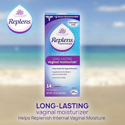 Replens Long Lasting Vaginal Moisturizer, 35 g (Pack of 3) 14 Applications  and One reusable applicator by Replens in Kenya | Whizz Vaginal Moisturizers