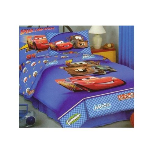 Disney Pixar Cars Lightning McQueen & Mater Twin Size 4pc