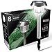LED Solar Lights Outdoor Landscape Pathway Lighting – Sun Powered Yard Lights for Garden, Ground Path, Walkway, & Driveway, 8 Pack