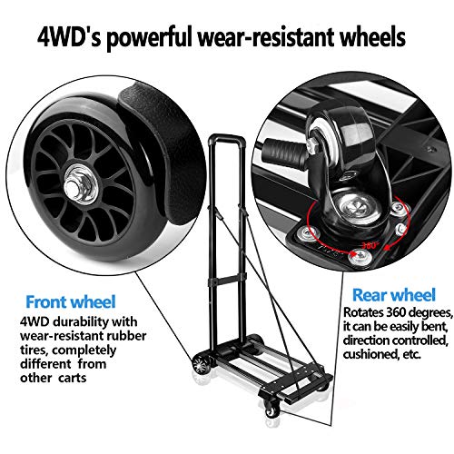 4 Folding+Capacity+Luggage+Telescoping+Personal