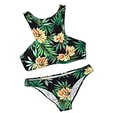 Cupshe Fashion Women's Garden Floral Printing Padding Bikini Set