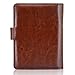ACdream Passport Holder Cover, Leather Travel Wallet Case, RFID Blocking Document Organizer Protecrtor, with Slots for Credit Cards, Boarding Pass, for Women and Men - Brown