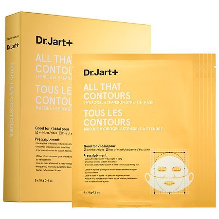 Dr.Jart+ All That Contours Hydrogel Expansion Stretch Mask 0.6 oz x 5 sheets