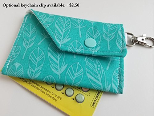 Birth Control Case Sleeve with Snap Closure - White dots on grey - Thumbnail 3