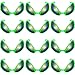 Bememo 12 Pieces Alien Glasses Cool Alien Sunglasses Green Plastic Party Sunglasses Party Favors for Adults and Kids