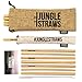 Jungle Straws 12 Pack Reusable Bamboo Straws 8