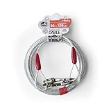 Pet Champion Heavy Reflective Tie Out Cable for Dogs Up to 125 Pound, 30 Feet