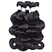Flady Hair Brazilian Body Wave Virgin Hair 3 Bundles 100% Unprocessed Brazilian Human Hair Weave Bundles Black Color