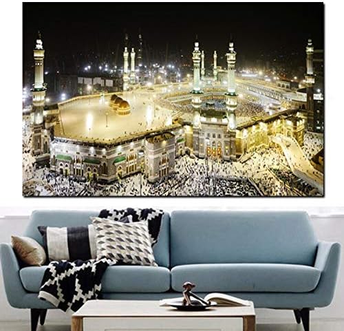 Jigsaw Puzzle 1000 Piece Muslim Home Decor Wooden Puzzle Adult Children Educational Gift Box Packing 29.5x20in