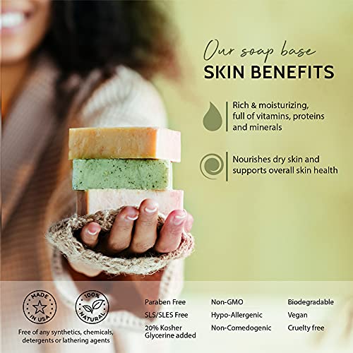 Pifito Melt and Pour Soap Base Sampler (7 lbs) │ Assortment of 7 Bases