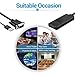 Emixc VGA To HDMI Output Adapter Converter 1080p Video Cable from Desktop/ Laptop/ Notebook/ Computer/ PC/ HD TV-box to HDTV/ Monitor/ Projector With USB