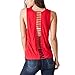 DC Comics Wonder Woman Juniors Dash Back Muscle Tank Top (Large) Red