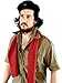 Che Beret with Faux Hair - Adult Std., Black