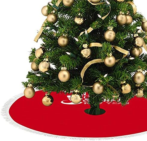 メリークリスマスpeople Pngタッセル付きクリスマスツリースカート ストラップすることができます ラウンド屋内屋外マットクリスマスパーティーの休日の装飾 B081n8ltkh 1 400円