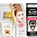 Blackhead Remover Hand Foot Masks - Complete Spa Mask Gift Set Kit, Includes blackhead mask, 3 Collagen Gold Mask Facial Care, 3 Hand Masks and 4 Pair Acne Cleansing, Anti Aging Men Women - Scuddles