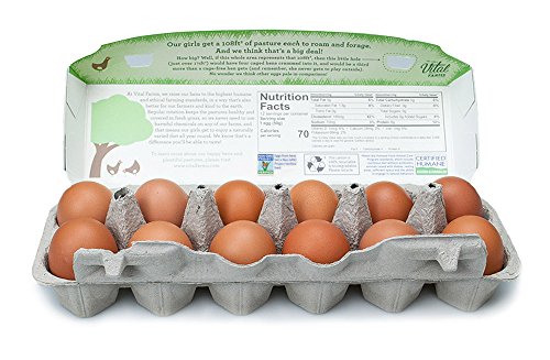 Vital Farms Non-GMO Pasture-Raised Large Eggs 12ct
