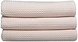 Sinland Microfiber Waffle Weave Kitchen Dish Towels 16 Inch X 32 Inch 3 Pack Linen