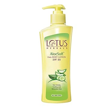 Lotus Herbals Aloe Soft Daily Body Lotion SPF-20 | 250ml