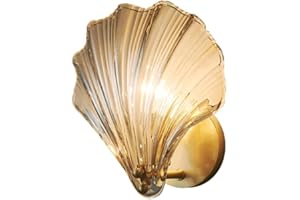 Modern Sea Shell Wall Lamp Glass Pendant Lights Indoor Lighting Bedroom Dining Room Aisle Corridor Home Decor Hanging Bedside