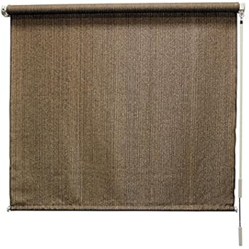 roller coolaroo exterior shade walnut valance cordless protection uv outback 8ft outdoor release easy 6ft 4ft sun frustration mocha packaging