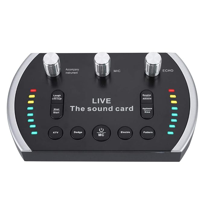 External Sound Cards, Intelligent Voice Sound Card with Amazon.co.uk