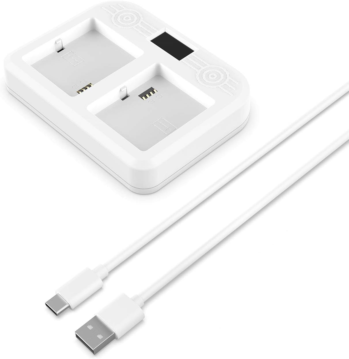 Charging Station for Arlo Pro 3 and Arlo Ultra - with Dual Charging Port and Type-C Cable - Charge up to 2 Arlo Ultra and Arlo Pro 3 Batteries at The Same Time with LED Display Function by OkeMeeo: Home Audio & Theater