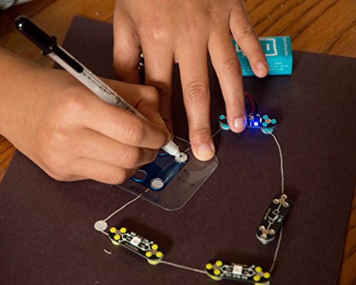 Circuit Scribe Basic Kit - Includes Conductive Silver Ink Pen, and Everything You Need to Learn, Explore, and Create Your Own Circuits and Switches!