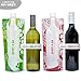 Foldable and Flexible Wine Travel Bottle by CAMOFLASK - Twin Pack - Wine On The Go