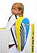 Le Petit Tennis - Tennis Racquet Thermo Cover Bag 3 Pack Bag Blue-yellow (For Ages 2-3-4-5-6)