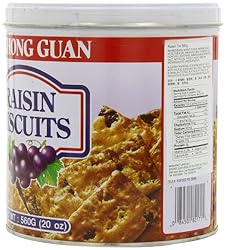 Khong Guan Raisin Biscuits Tin, 20-Ounce