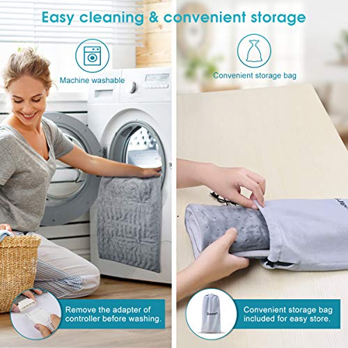 Blusmart Heating Pad, Upgrade Ultra Soft FastHeating PaUd w/Precise