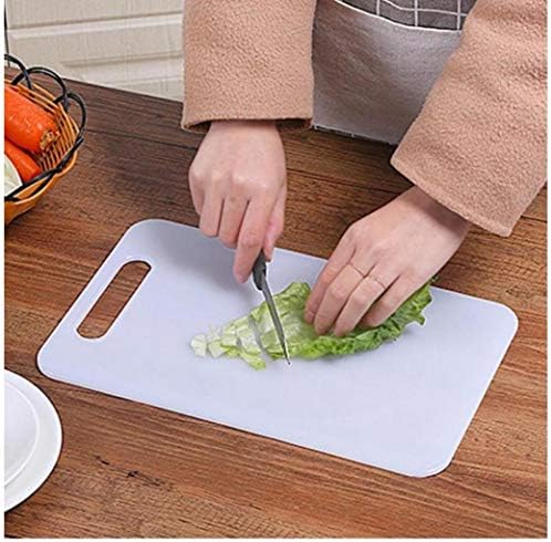 1PC Plastic Cutting Board Anti Bacterium Chopping Board Food Slice Cut Chopping Block,White