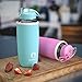 Infusion Pro 32 oz. Fruit Water Bottle Infuser with Insulated Sleeve & Infusion eBook :: Bottom Loading, Large Cage for More Flavor & Pulp Strainer :: Delicious, Healthy Way to Up Your Water Intake