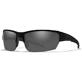 Wiley X Saint Tactical Safety Sunglasses, ANSI Z87.1+ MIL-PRF Ballistic Rated, Interchangeable Lenses, Lightweight High-Wrap