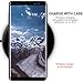 SALAWAT Compatible with Galaxy Note 9 Case Slim PU Leather Vintage Shockproof Phone Cover Lightweight Premium Soft TPU Bumper Hard PC Hybrid Protective Case for Galaxy Note 9 (Blue)