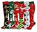6 Pairs Women's Fancy Design Multi Colorful Patterned Knee High Socks