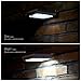 Oxyled 16 LED Super Bright Waterproof Solar Powered Light Motion Sensor Outdoor Garden Patio Path Wall Mount Gutter Fence Security Lamp Light, SL10
