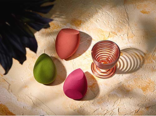 LanMa Beauty Makeup Sponge Blender Holder, Beauty Tool Dryer Drying Rack Egg Powder Puff Display Stand - 1 Piece Rose Gold
