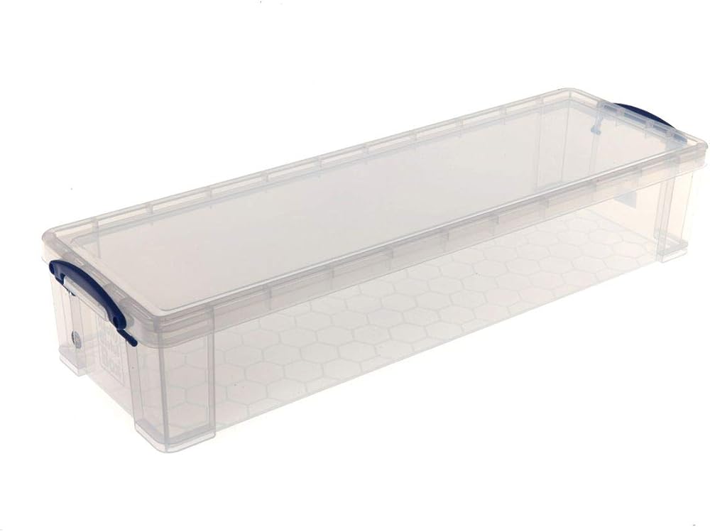 Really Useful Box 22 Litre Plastic Storage Box Clear Brand New