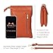 MINICAT Roomy Pockets Series Small Crossbody Bags Cell Phone Purse Wallet For Women(Orange)
