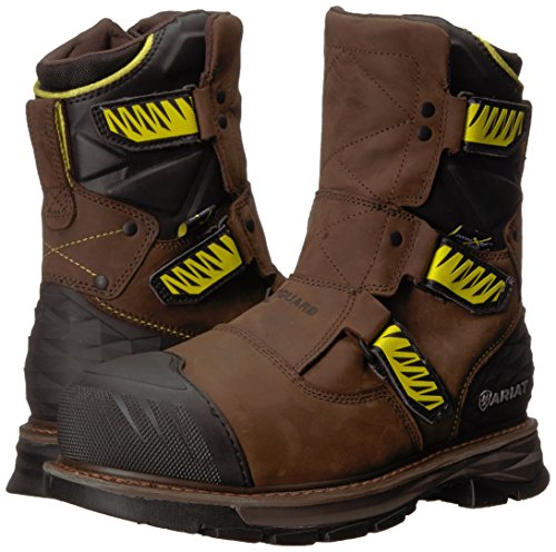 Ariat Work Men's Catalyst 8" H2O Composite Toe Work Boot, Oily Distressed Brown, 10.5 D US