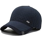 FASHIXD Winter Baseball Cap Men's Winter Hats with Earflaps Cold Weather Caps Adjustable